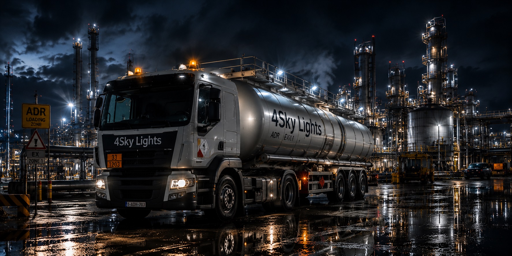 Tankwagen- industrie - led werkverlichting - 4sky Lights