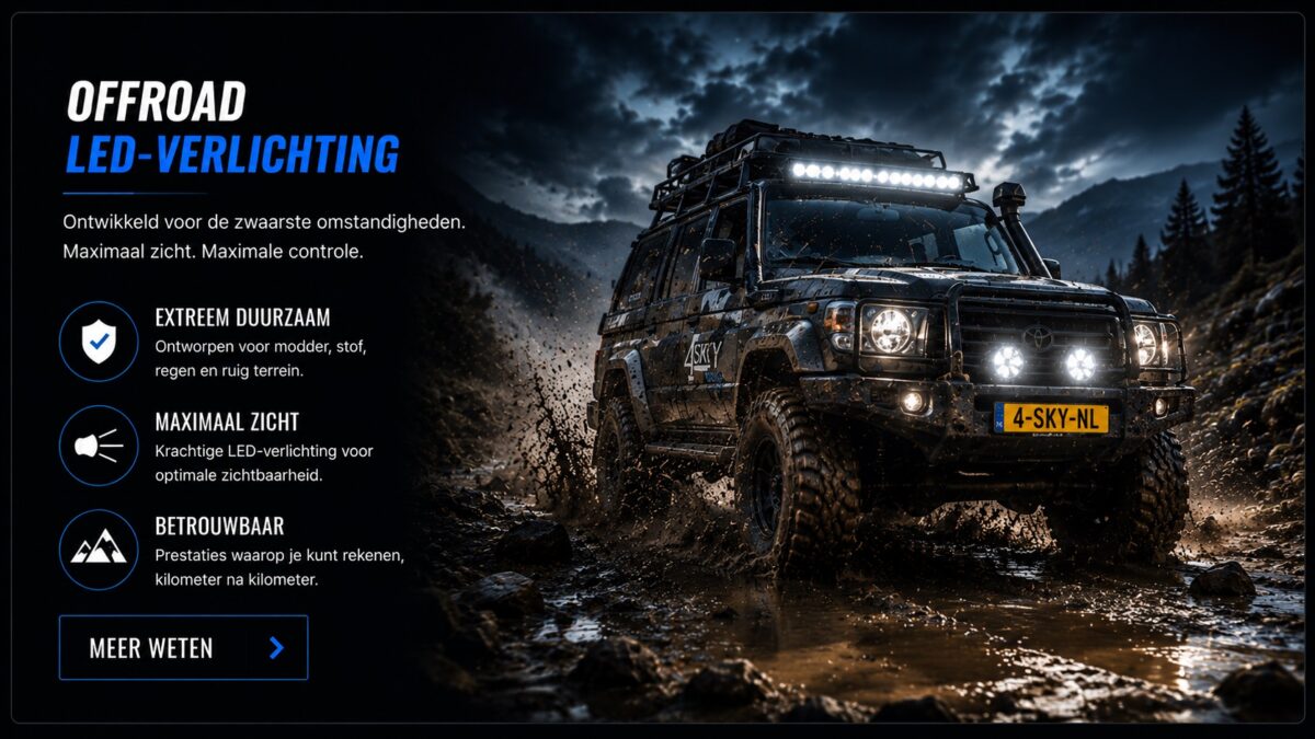 Verlichting voor offroad