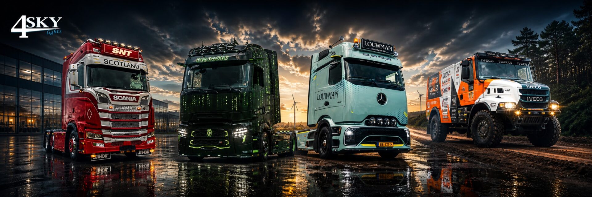 Vrachtwagen en trailer verlichting