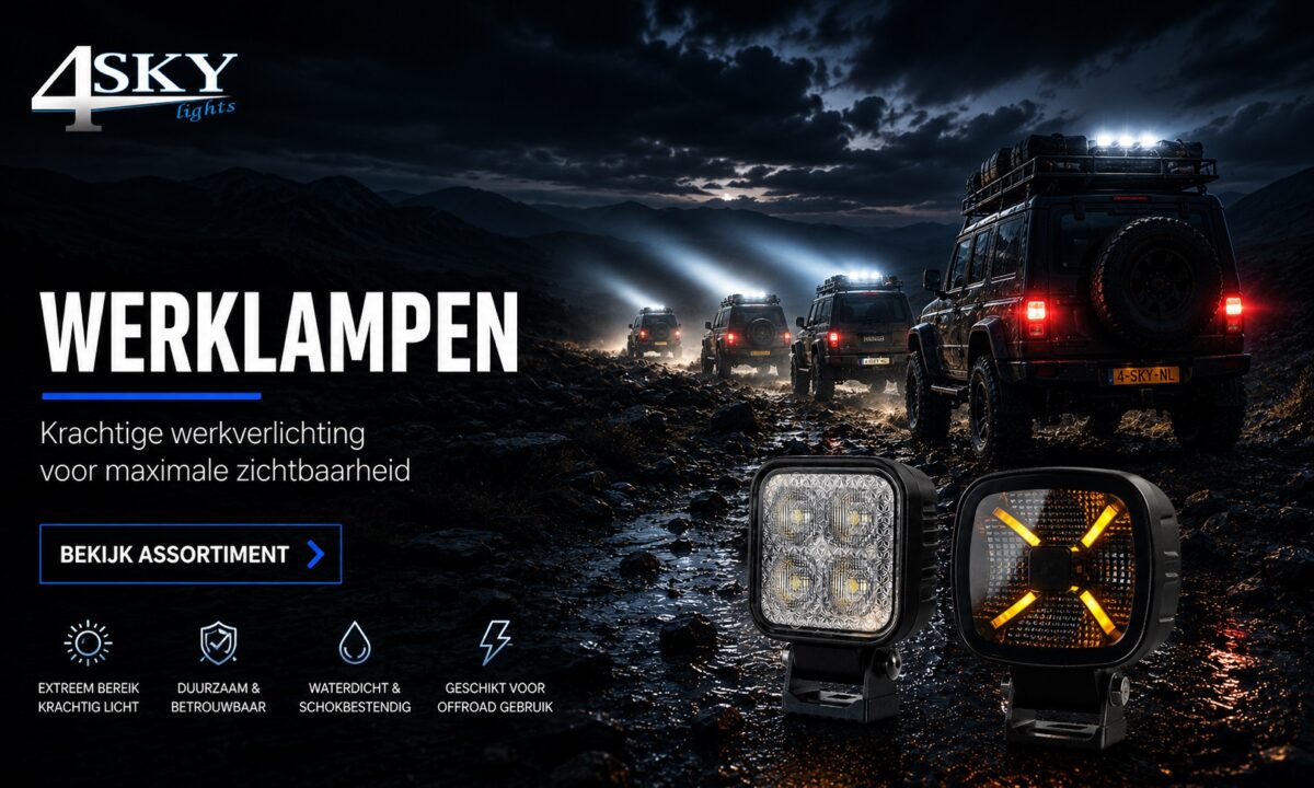 Werklampen offroad - 4x4