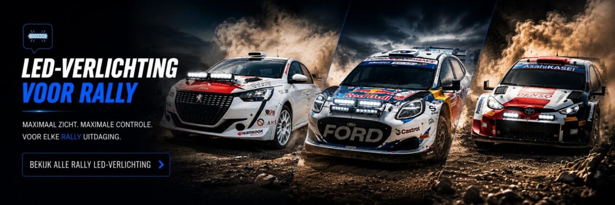 led verlichting voor rallyauto's