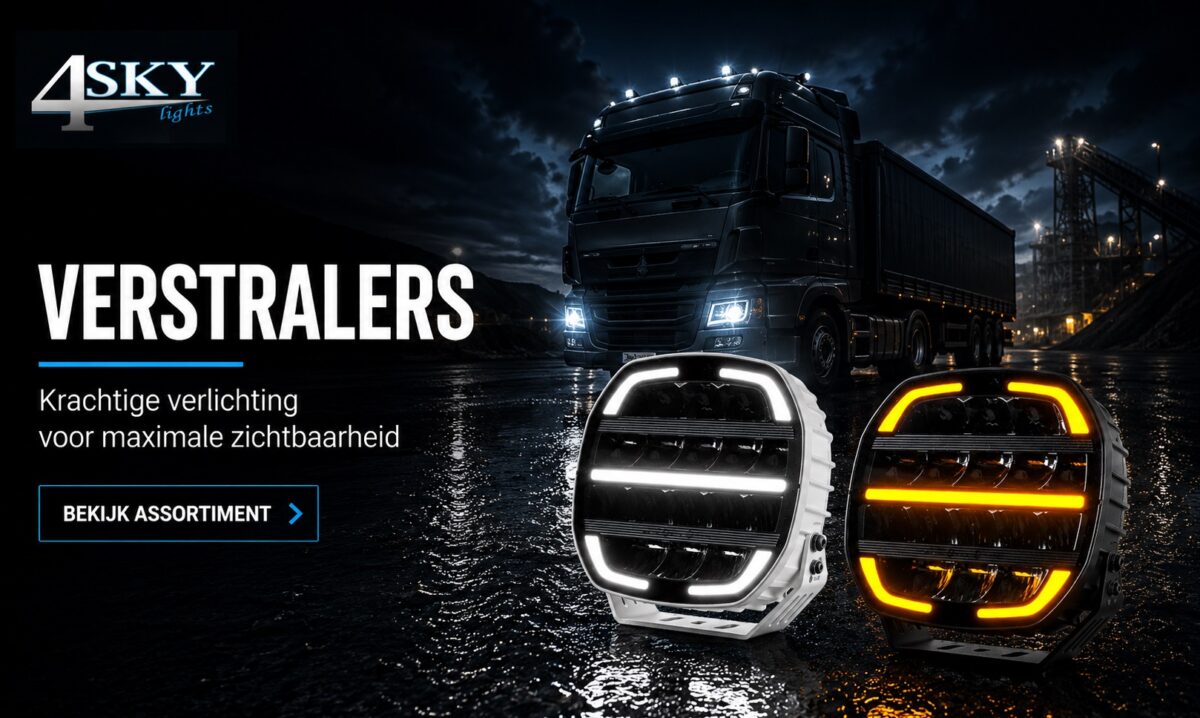 led verstralers voor truck en vrachtwagen