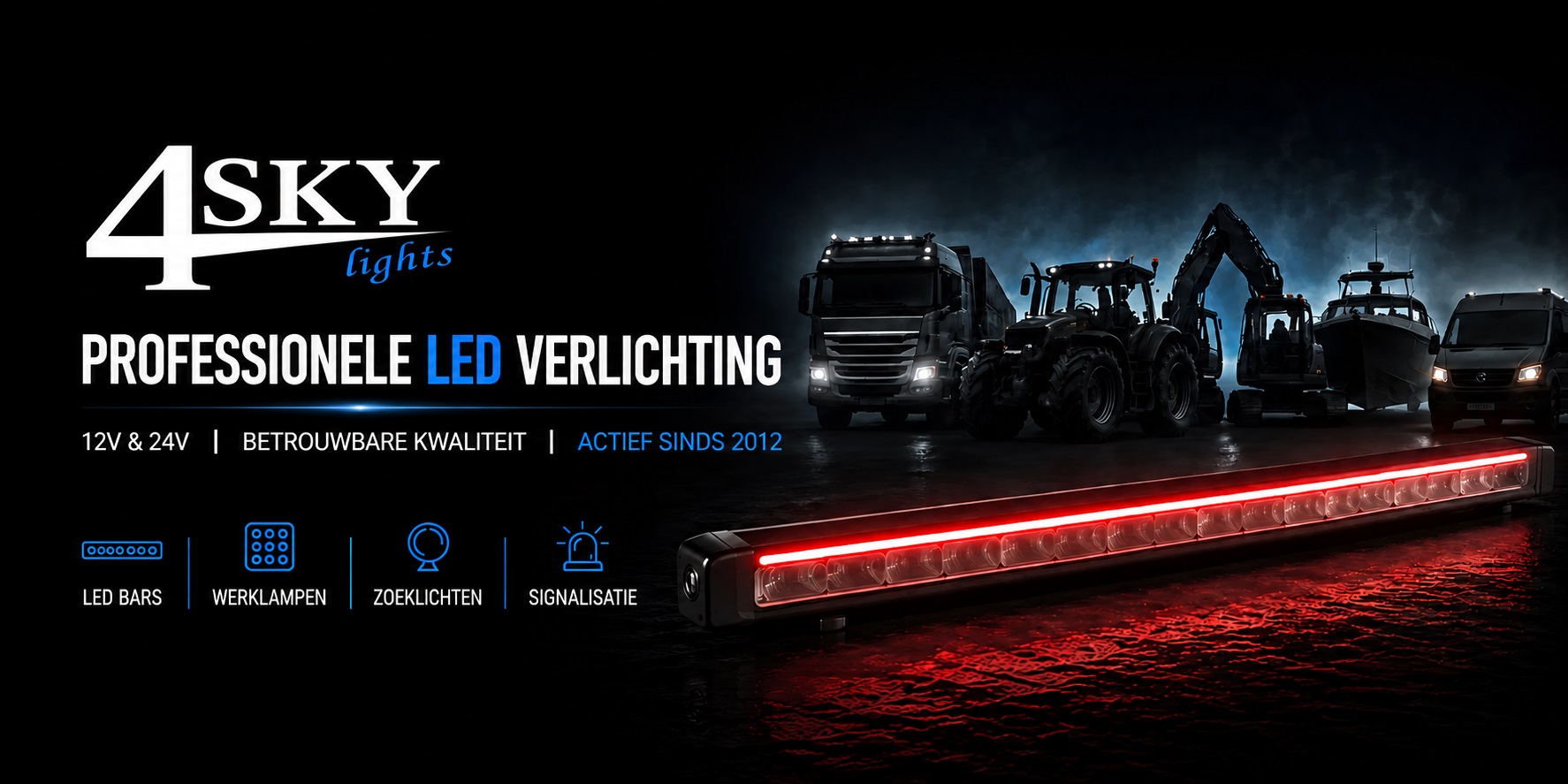 4sky Lights Professionele led verlichting voor automotive en scheepvaart - actief sinds 2012