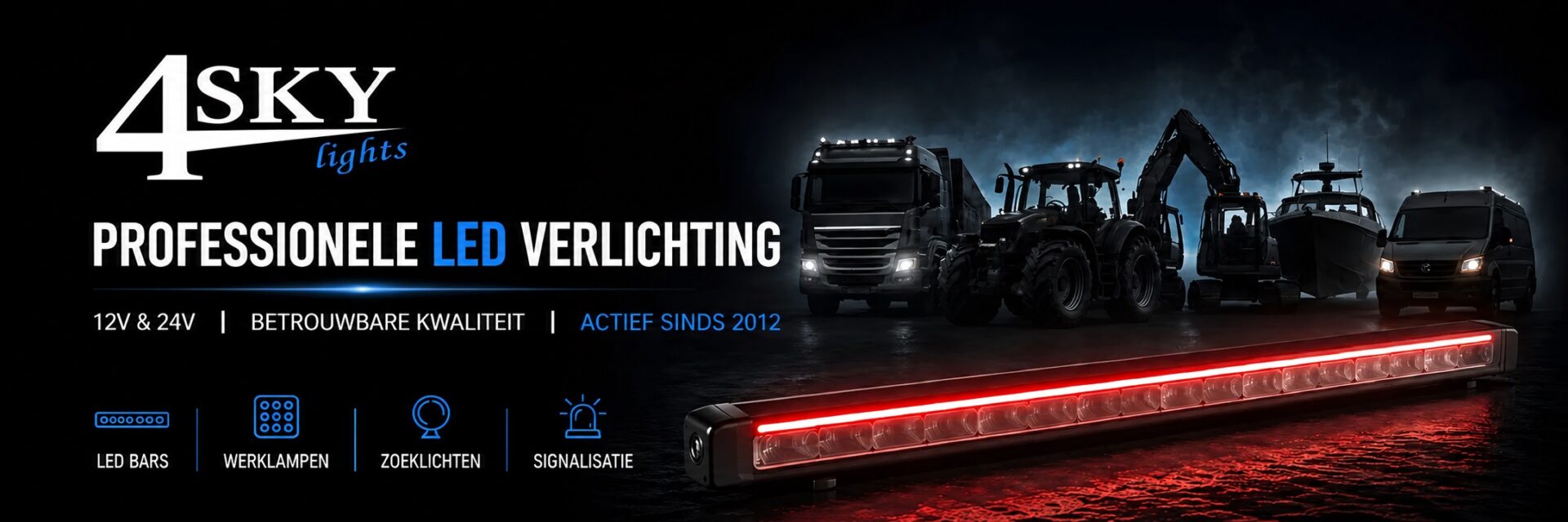 4sky Lights Professionele led verlichting voor automotive en scheepvaart
