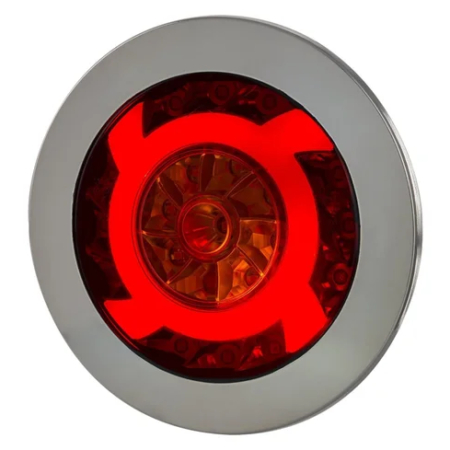 Inbouw LED combinatielicht 120mm. | 12-24v | 1