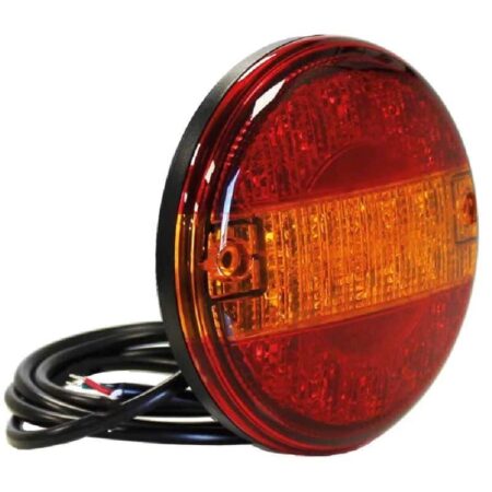 LED Slimline hamburger lamp 12-24v 150cm kabel (D-hom.)-VC-140D