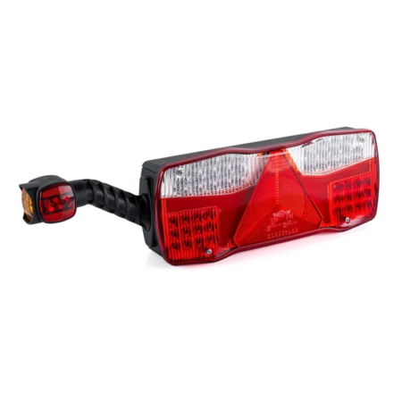 LED Trailerlamp links met breedtelicht 12-24v kabelingang | VC-7111-VC-7111