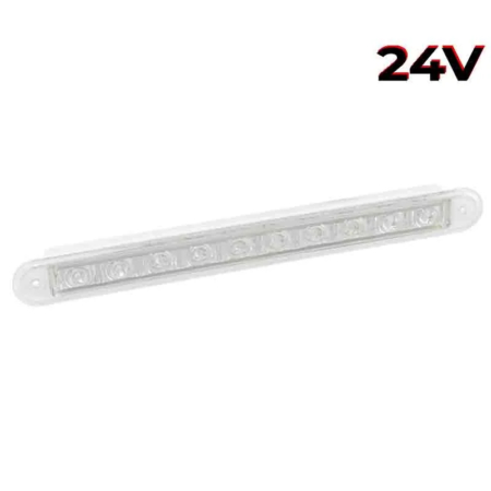 LED achteruitrijlicht slimline transparante lens | 24v 40cm. kabel | 235W24E-235W24E