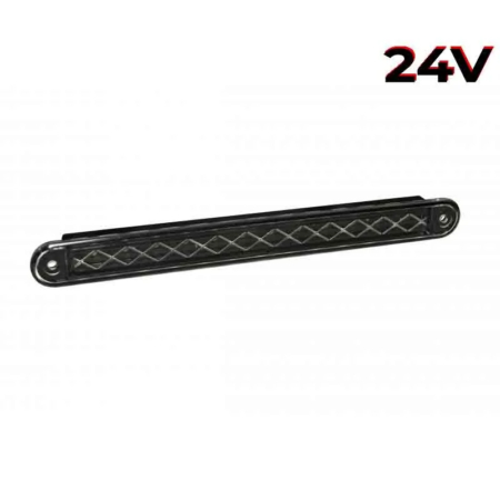 LED combinatielicht slimline zwarte lens | 24v | 40cm. kabel | 235BSTI24-235BSTI24