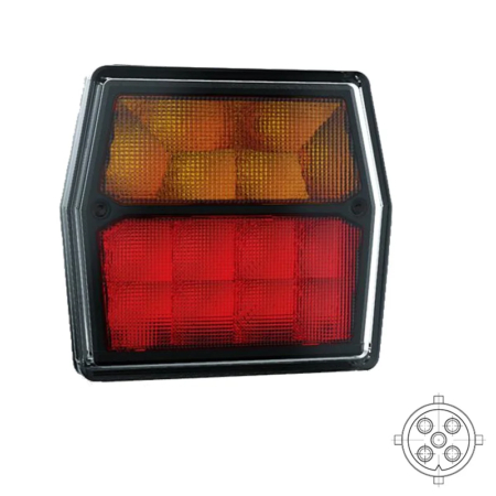 LED compact achterlicht | 12v | 5-PIN bajonet aansluiting | VC-2200B5-VC-2200B5