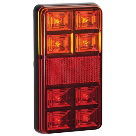 LED compact achterlicht zonder kentekenverlichting | 12v | 40cm. kabel | 151BAR-151BAR
