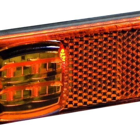 LED markeringslicht amber | 12-36v | 50cm. kabel | AMP connector | M10MV-150A-AMP-M10MV-150A-AMP