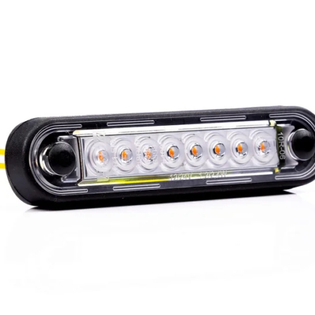 LED markeringslicht -lang amber | 12-24v | 0