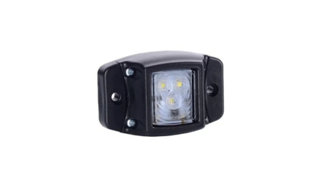 LED markeringslicht wit met beugel | 12-24v | 50cm. kabel | MV-4100W-MV-4100W
