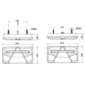 (non-driehoek) links 12-24v 200cm kabel | VC-6051-VC-6051-5