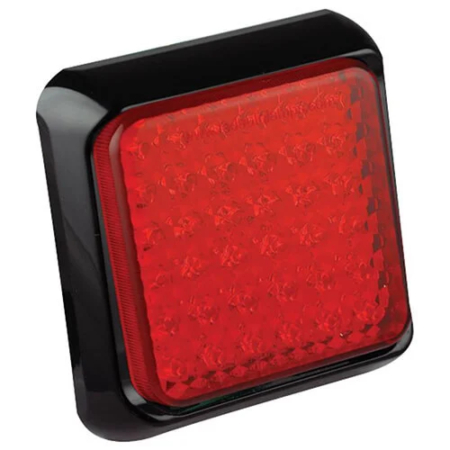 achterlicht met zwarte rand | 12-24v | 40cm. kabel | 80RME-80RME
